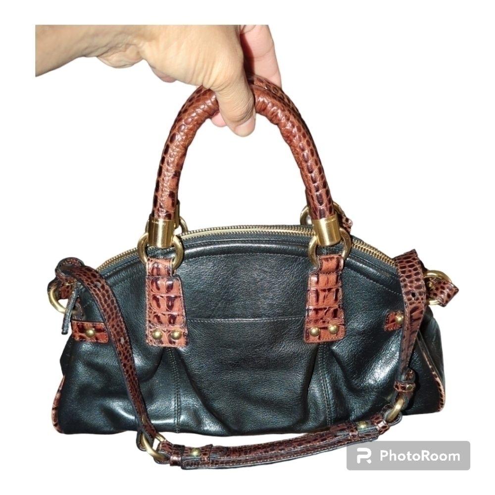 Brahmin women's purses black and brown